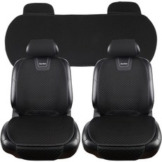 GMZ MOTORS 汽車通風座墊套, 黑色, 1個