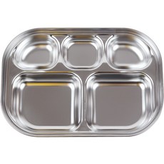 aizoum 不鏽鋼基本款餐盤, 單一顏色, 單品, 1個