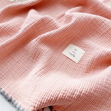 點對點 X Marolot Velboa 嬰兒毯超細纖維嬰兒被子冬季新生兒毯子, 粉紅色