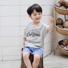 베베나인 신생아용 캘리포니아 티셔츠