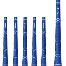 FISTOB 高爾夫 鐵桿 開球木桿 木桿 握把 高級款 單色 6入, 海軍藍