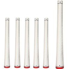 FISTOB 高爾夫鐵桿 開球木桿 木桿握把 高級配色款 6入, 白色 + 紅色, 1個