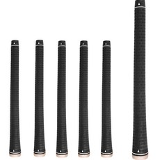 FISTOB 高爾夫鐵桿 開球木桿 木桿握把 高級配色款 6入, 黑色 + 白色, 1個