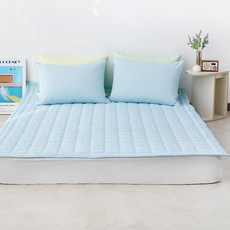 韓國 amante For Hughes 泡泡紗波紋涼墊, 天空藍