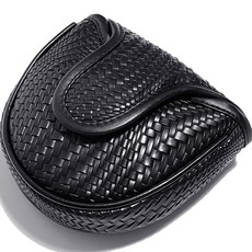 FISTOB 高爾夫推桿頭套 槌型 半月形, 黑色