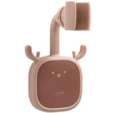 Saogi 粘性支架支架角度可調多花灑頭黃色套組, 咖啡色, 2個