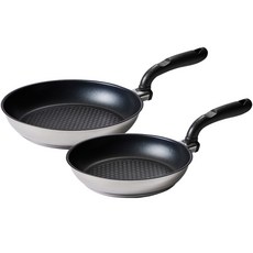 알텐바흐 하이퍼 엑시스 바닥 5중 스텐 프라이팬 2종 세트, 혼합색상, 24F+28F, 1개