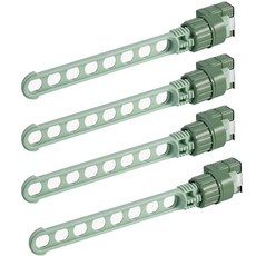 생각나래 꽉잡아 창문 샤시 행거 건조대 8홀, 그린, 4개