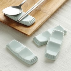 MAISON OBJET Yun陶瓷清雅湯匙筷架, 4個, 單色