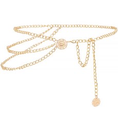 G&Y 3層層次鍊條腰帶