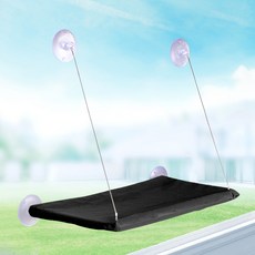 貓用 Knitters 窗邊吊床, 黑色