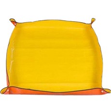 植物種植園藝地墊 塑膠扣環 黃色, 1個