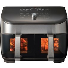 Instant Pot Vortex Plus ClearCook 雙籃氣炸鍋 8L, 黑色, DAF8132SS