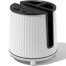 Jongeullobeol DND Market 旋轉刀架砧板架收納盒, 1個, 白黑色