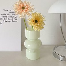 Lenpis感性風室內裝飾玻璃花瓶, 淺綠色