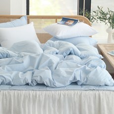 60支素色玉米棉薄被, 天藍色