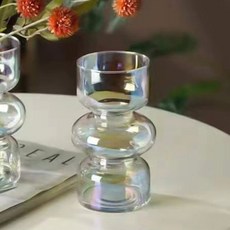 Lenpis感性風室內裝飾玻璃花瓶, 極光色