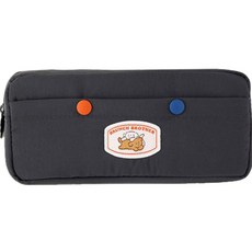 Romane BRUNCH BROTHER 貴賓狗筆袋, 炭灰色, 1個