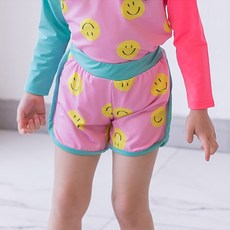 GOING KIDS 童款微笑印花短泳褲