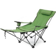 휴대용 캠핑 접이식 의자, 1개, 그린