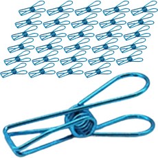 Daily Living 室內裝飾多用途夾子 30入, 藍色