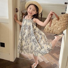 Arbe女童Iru無袖洋裝