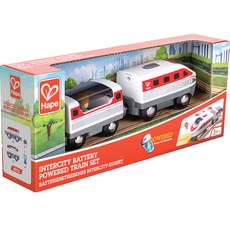 Hape 電動高速火車木製玩具, 混合顏色, 1個