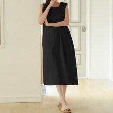 더업 베레드 나시 박시 에이라인 롱원피스 빅사이즈 포함