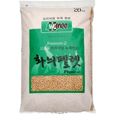 화늬 연료용 캠핑난로 목재 펠렛, 1개, 20kg