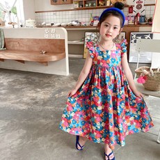 Arbe 女童蘇菲亞無袖連身裙