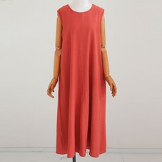 더업 베레드 나시 박시 에이라인 롱원피스 빅사이즈 포함