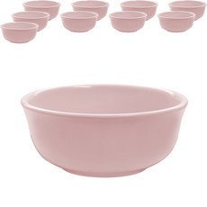 로흐야 국산 로야 멜라민 키즈볼 12cm, 핑크, 10개