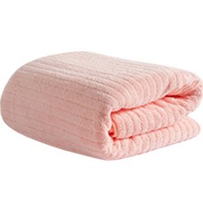 ZBIBI 大型浴巾 海灘巾 大毛巾 140x70cm, 粉紅色, 1個