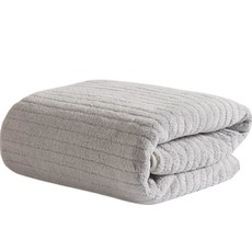 ZBIBI 大型浴巾 海灘巾 大毛巾 140x70cm, 灰色, 1個