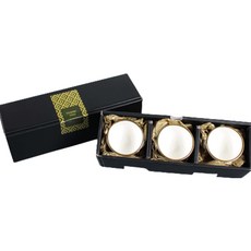 Dalsogum 韓國製 24K 金邊海螺酒杯 3件組, 白色, 1套