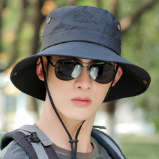 The Caps戶外露營釣魚登山帽, 黑色