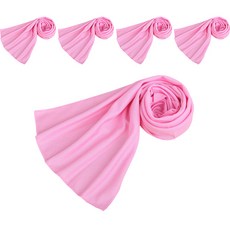 Clara 神奇冰感運動毛巾 5入, 粉紅色