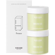 W.DRESSROOM 多麗絲 冰箱除臭劑 綠茶 正裝, 2個, 120g