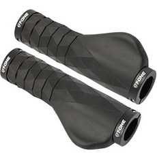 T-ONE Pellex Sports自行車車把鎖定握把 DIAMOMD PLUS 雙鎖環 50 GP61, 黑色, 2個