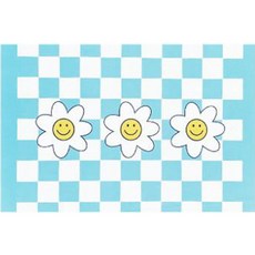 日常浪漫 雛菊硅藻土 浴室 廁所 廚房 腳踏墊, 天藍色, 1個