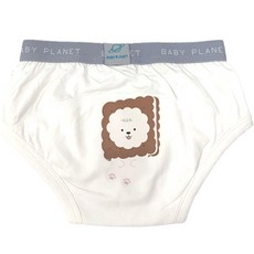 BABY PLANET 幼兒用高級如廁訓練褲, 17 抱著餅乾的比熊犬, 1個