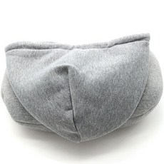 블룸소셜 휴대용 무중력 U자형 후드 목베개, 그레이
