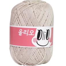 니뜨 올리오 뜨개실, 702연베이지, 1개