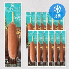 미트리 닭가슴살 후랑크 핫바 리얼치즈 (냉동), 70g, 13팩