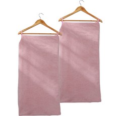 레인보우 섹시한 랩 원피스형 바스타월, 핑크, 2개