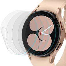 EXCCI 智慧手錶聚氨酯保護膜 4入組 44mm, 透明, 4個