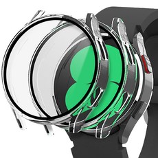 엑씨 스마트워치 풀커버 케이스 44mm 2p, 투명, 1개