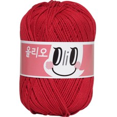OliO yarna 뜨개실, 730 리얼레드, 1개