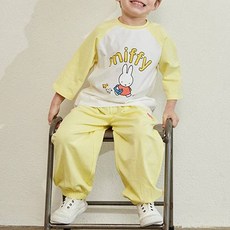 미피 아동용 통기성 원마일 모달 라글란 상하의 세트