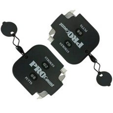 動態動力電池高爾夫雙櫃檯 2p, 黑，白, 2個